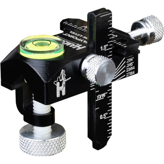 Hamskea 101003 WayPoint Billet Aluminum 0.050" Increments Bubble Arrow Level