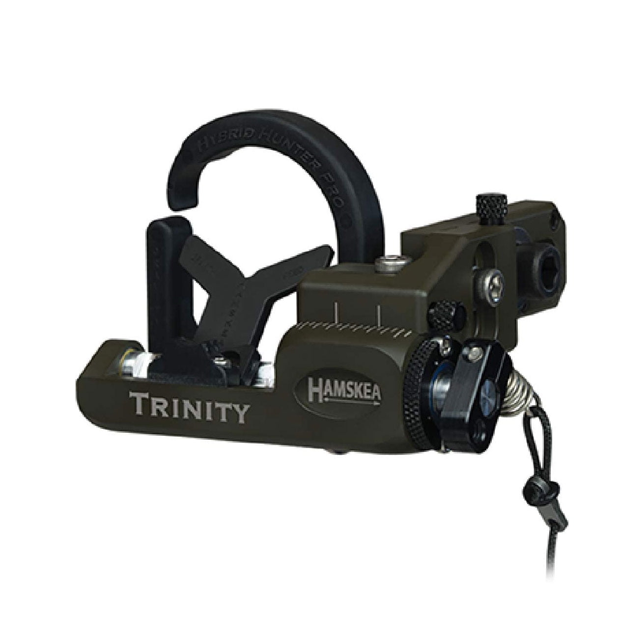 Hamskea 211775 Bowhunter Trinity Hunter Pro RH Micro Tune Arrow Rest, Coyote
