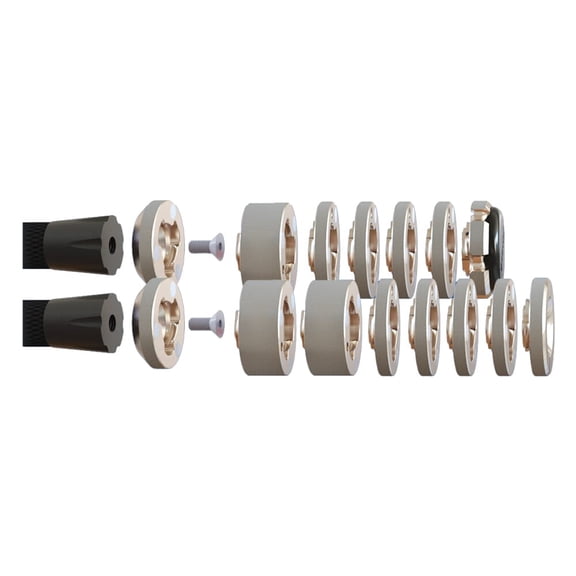 Hamskea Essential Weight Kit, 26oz with 2 Starter Weights, LINX-LOCK Technology, Durable Archery Stabilizer Accessory (400026)