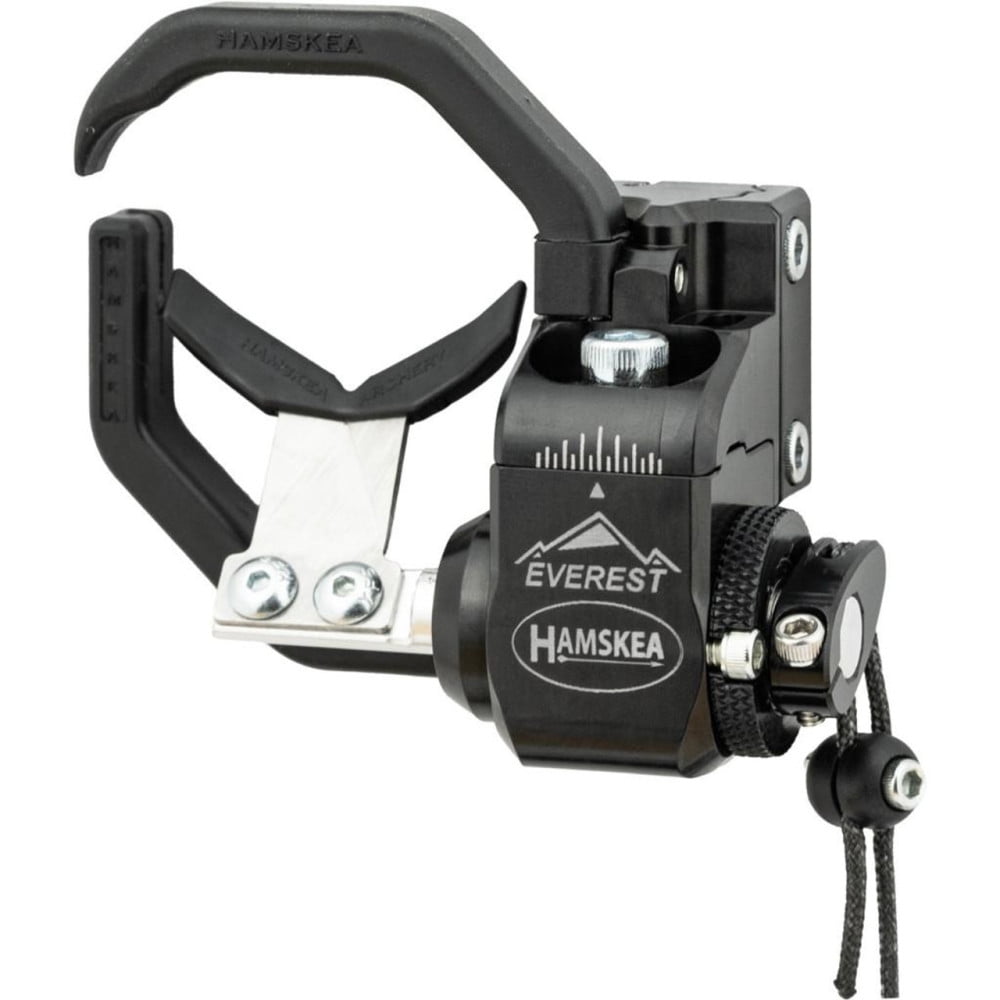Hamskea Everest LH Black Arrow Rest with C.O.R. Riser Interface Bracket ...