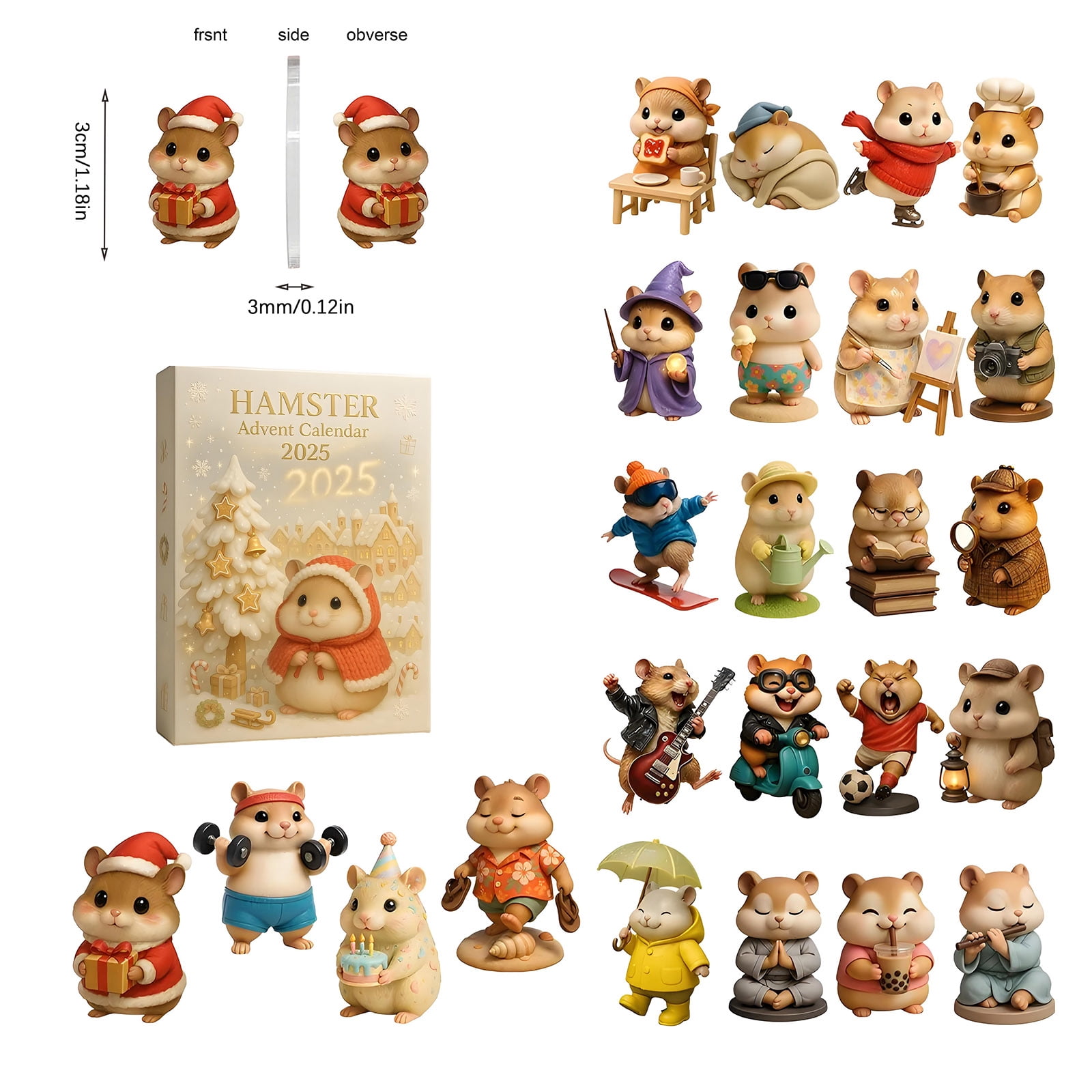 Cute Long Lasting Hamster Decorations