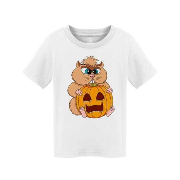 Hamster And A Pumpkin T-Shirt Toddler -Image by Shutterstock,  2 Toddler
