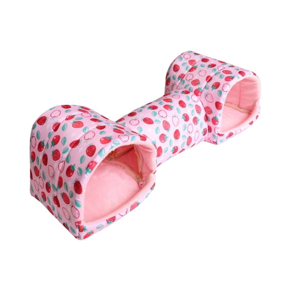 Hamster Bed Tunnel Soft Cave Toy for Small Pet Large Size Cuddle Bag