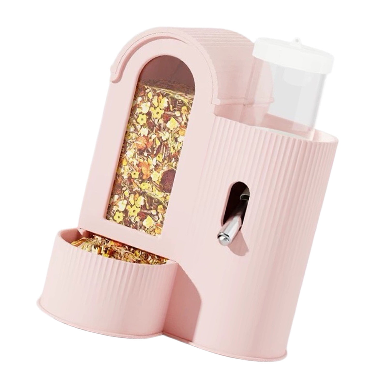 Gallery Detail: Hamster Bowl And Water Bottle Space Saving Feeder With Leakproof