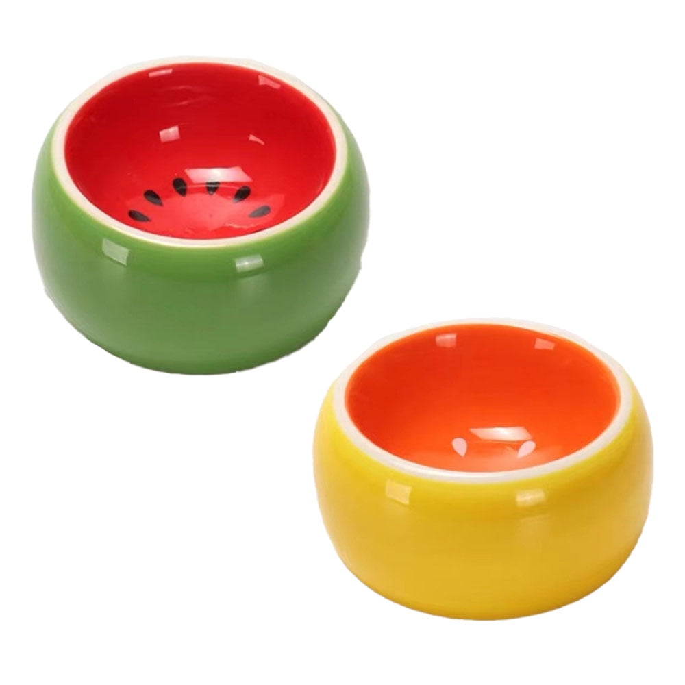 Hamster Bowl , Ceramic Guinea Pig Water Bowl Small Animal Food Dish for ...