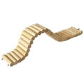 thumbnail image 1 of Hamster Bridge,Natural Wooden Long Ladder Bendable ClimbingToys Cage Accessories 7.5x50cm, 1 of 7
