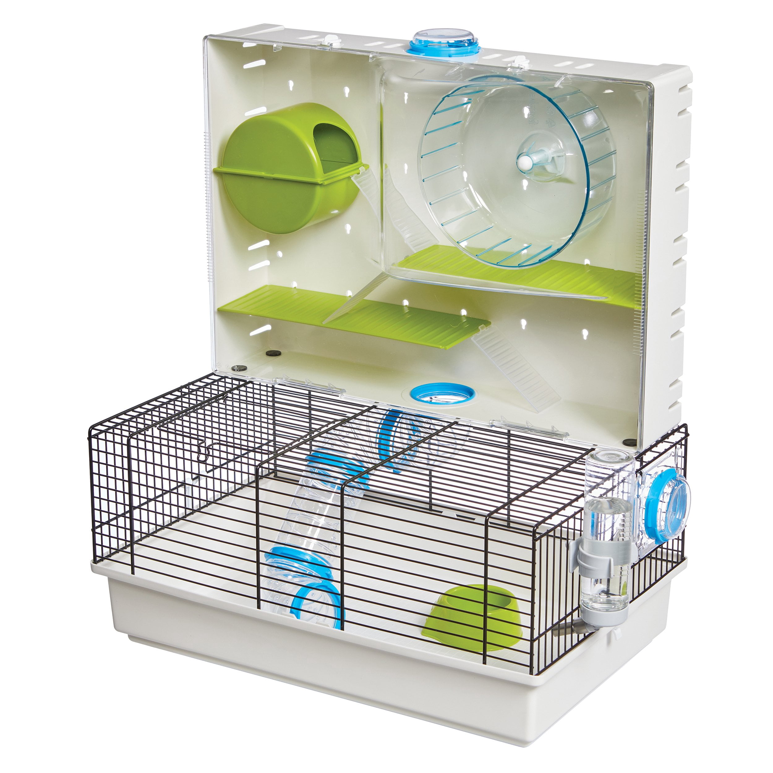 Hamster Cage | Awesome Arcade Home (white) 18.11 X 11.61 21.26 Inch