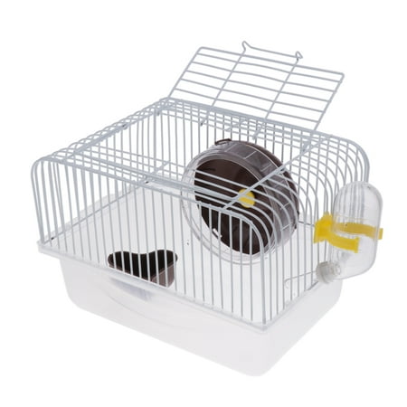 Hamster Cage Includes Water Bottle, Exercise Wheel, Food Dish & Hamster Hide-Out | Large Hamster Cage Coffee
