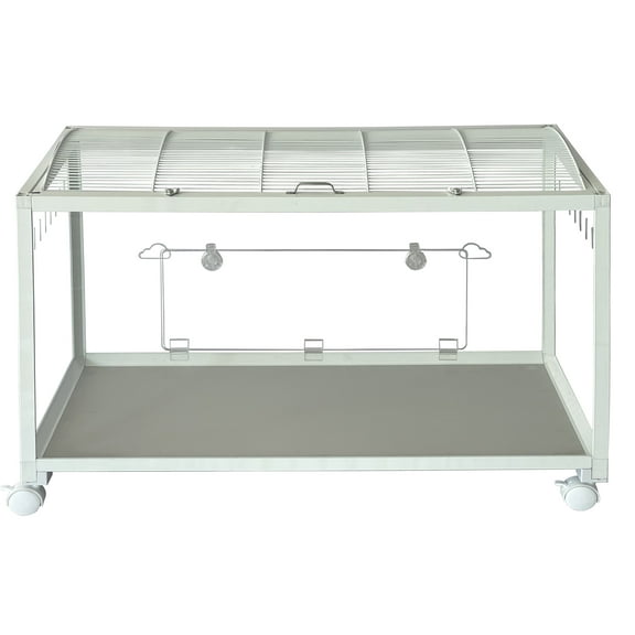 Hamster Cage,Metal Mice and Rat Habitat Stackable with Universal Wheels,Chew-Proof Dual Door Small Animal Habitat,Hamster House for Guinea Pig Gerbil,Homes for Pets Hamster Cage