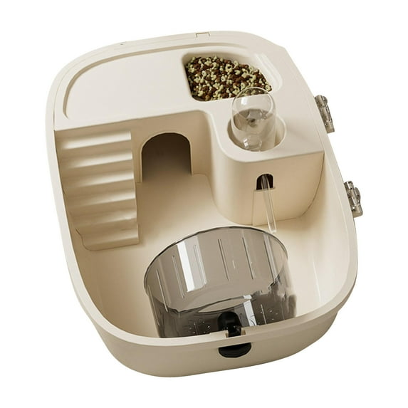 Hamster Cage Openable Top Small Pet Habitat for Hamsters Mice Gerbils Indoor Rodent Home Multi Level Activity Villa with Easy Access Feeding Port Clear Viewing Panels