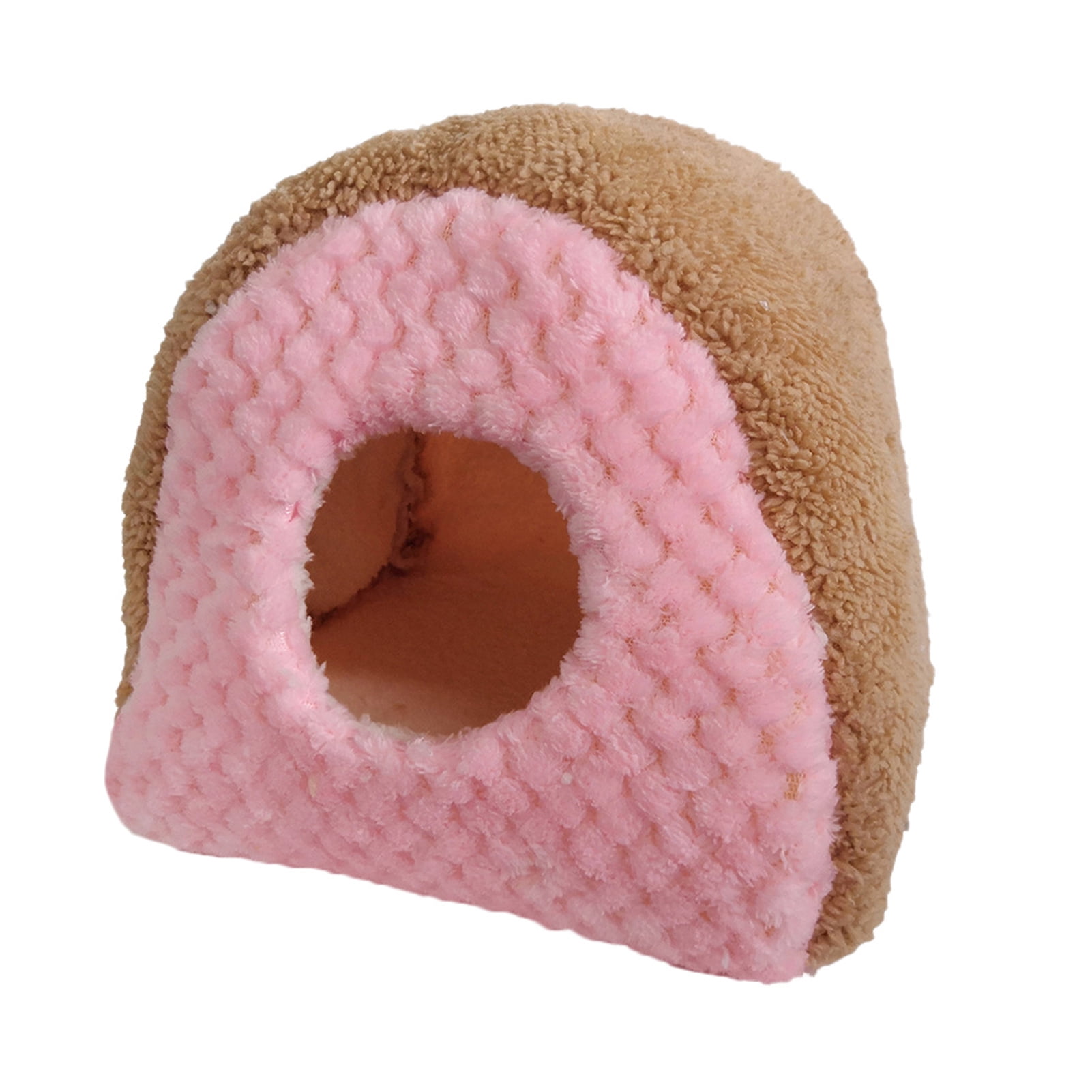 Hamster Cage Semienclosed Soft Touch Bite Resistant Plush Hamster