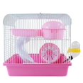 thumbnail image 1 of Hamster Cage Villa with Handle, Spacious Hollow Mesh Small Animal Habitat, 1 of 5