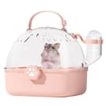 thumbnail image 1 of Hamster Cages with Water Bottle Breathable Outdoor Hamster Carrier Cage for Travel Cage Convenient Pet Carry Supplies, 1 of 9