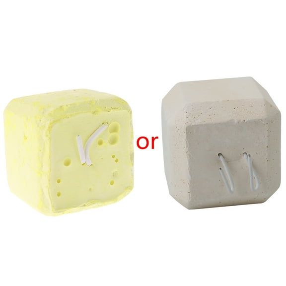 Hamster Calcium Chew Toy Teeth Grinding Calcium Blocks with Wire for Small Animal Hamster Chinchilla Rabbit