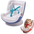 thumbnail image 1 of Hamster Car Seat with Adjustable Leash & Vent Clip, Small Animal Safety Carrier with Magnetic Base for Guinea Pigs Mice Gerbils, Secure Travel Vehicle Vent Holder with Buckle, 1 of 7