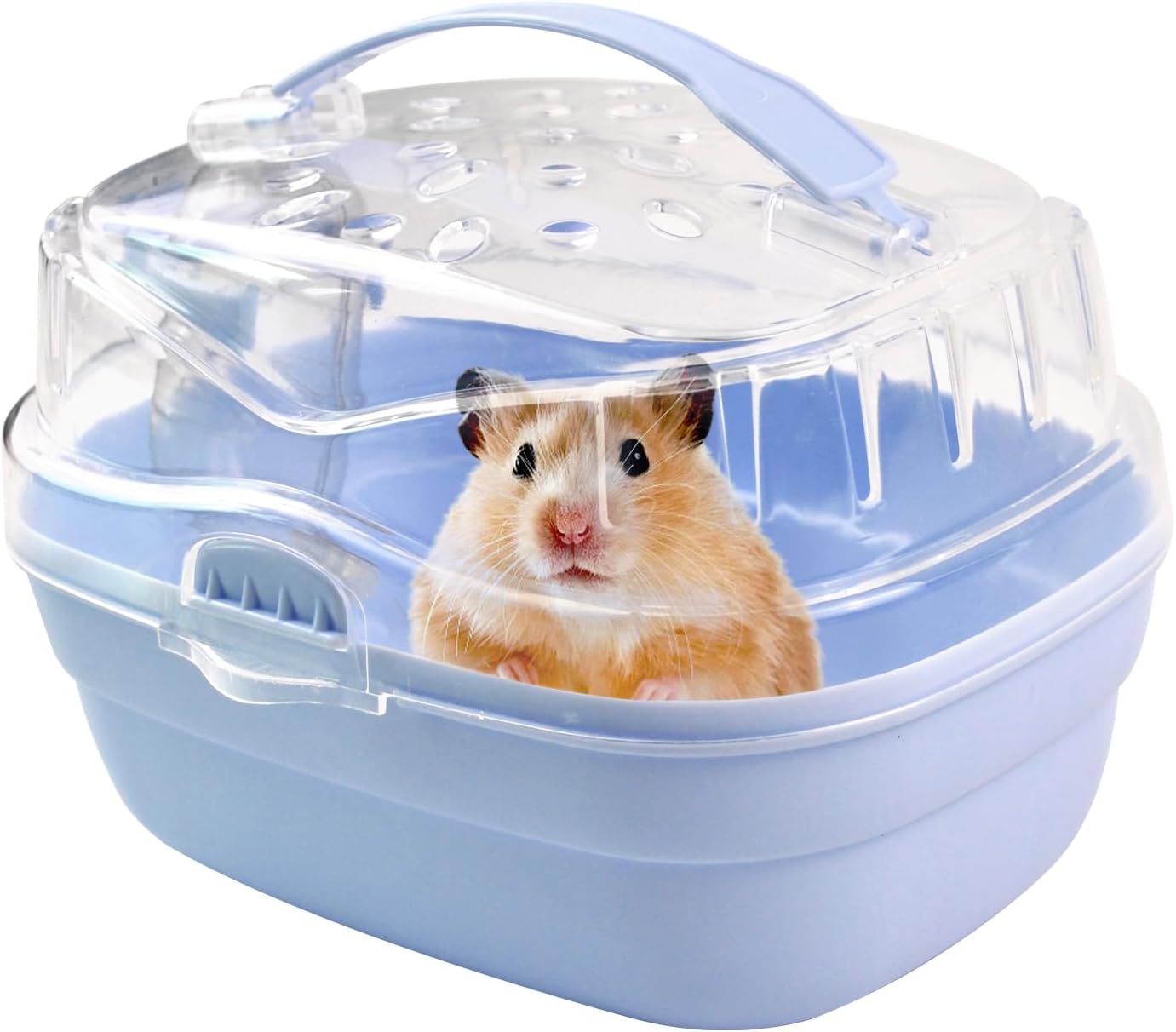 Hamster Carrier Cage with Water Bottle,Portable Hamsters Travel Cage ...