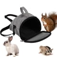 thumbnail image 1 of Hamster Carrier, Small Pet Supplies Pouch Guinea Travel Bag Bunny Squirrel Chinchilla Outdoor Tote for Outdoor Hiking Travel Walking , L L, 1 of 10