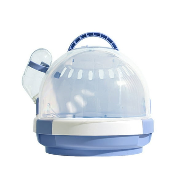 Hamster Carrier Squirrels Outdoor Travel Cage Handheld Transparent Carrier Carry Case Travel Carrier with Water Bottle