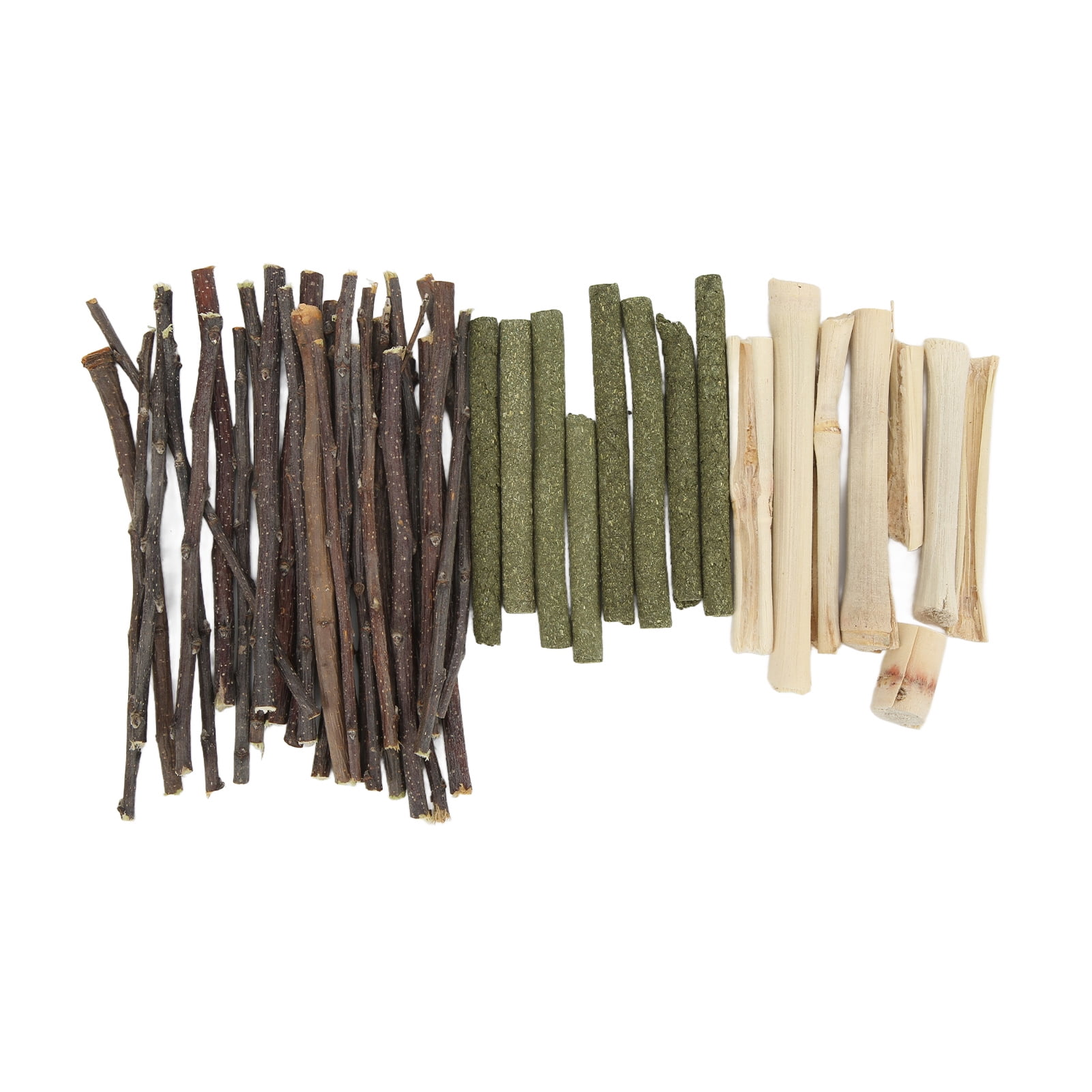 Hamster Chew Toy Set Safe Non Toxic Apple Branch Grass Stick Sweet