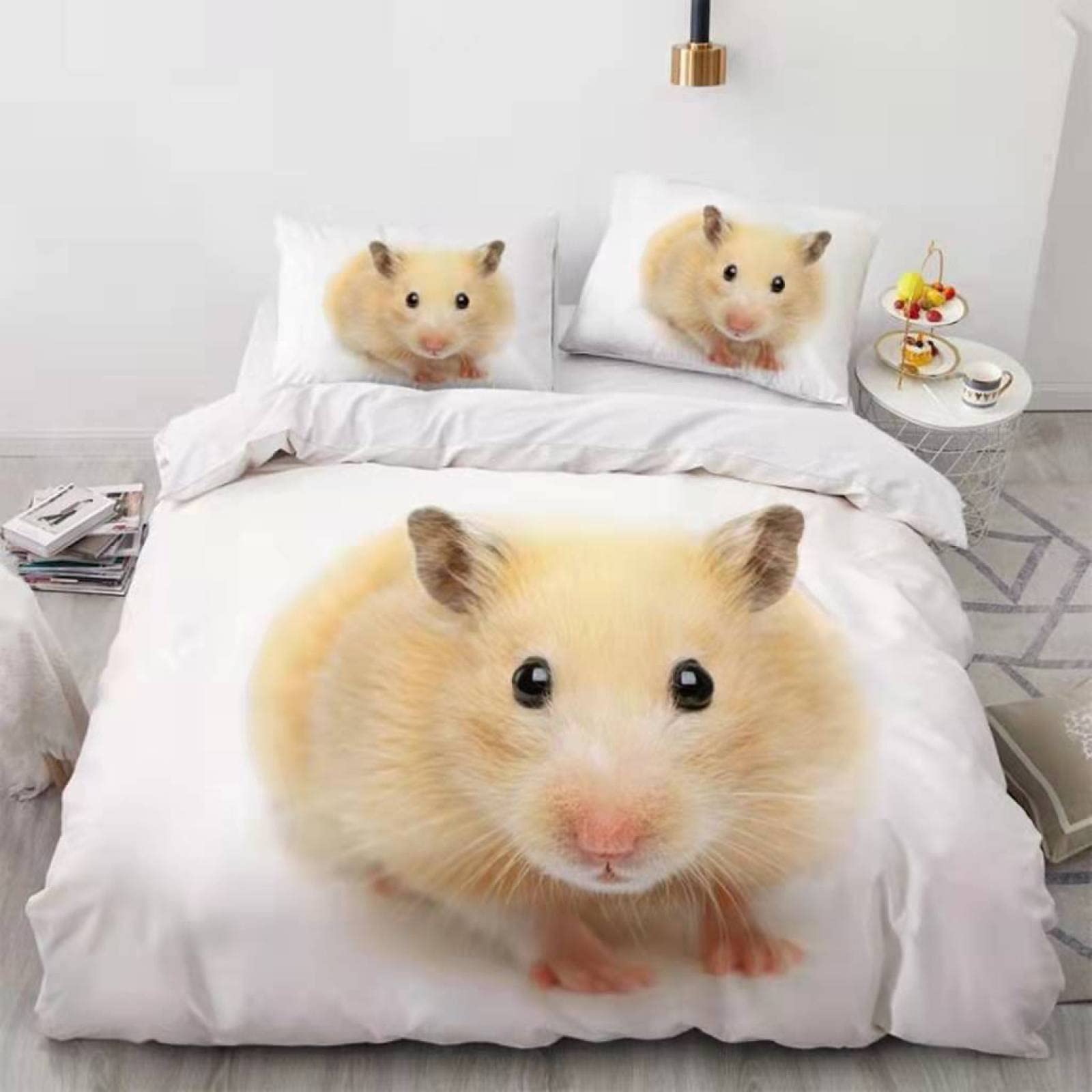 Hamster Duvet Cover Family Pet Guinea Pig for Women Children Boys ...