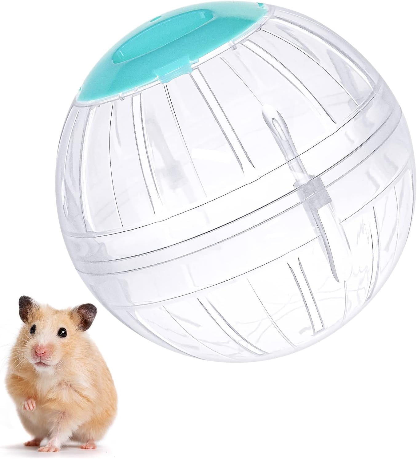 Hamster Exercise Ball, 5.7 Inch Transparent Running Wheel for Dwarf ...