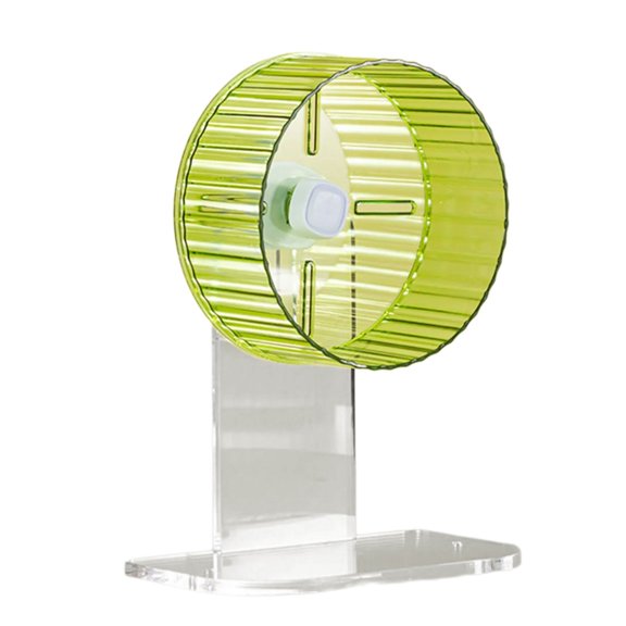 Hamster Exercise Wheel 6.6 Inch with Adjustable Stand for Small Pets Workout Accessory