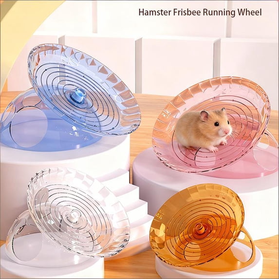 Hamster Exercise Wheel, Silent Running Wheel for Small Pet, hamster wheel with Stable Base, Cage Accessory for Dwarf Hamsters Gerbils Mice, Pet Supplies Blue, 1Pcs