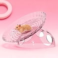 thumbnail image 1 of Hamster Exercise Wheel, Silent Running Wheel for Small Pet, hamster wheel with Stable Base, Cage Accessory for Dwarf Hamsters Gerbils Mice, Pet Supplies Pink, 1Pcs, 1 of 7