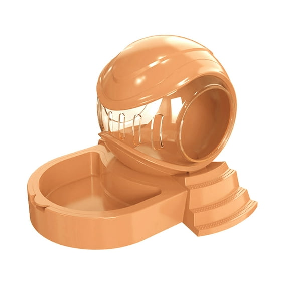 Hamster Feeding Bowl Food Dish Hideouts House for Guinea-Pig Mini Gerbil No Tip-Over Detachable Easy to Clean