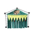 thumbnail image 1 of Hamster Hammock Three-side Tassel - Guinea Pig Hideout Small Animal Corner Fleece Hideaway Cute Ferret Hammock and Sleeping Bed for Ferrets Chinchillas Small Pets, 1 of 8