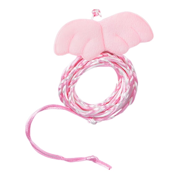 Hamster Harness and Adjustable Hamster Leash Set, Pink Angel Wings Small Animal Vest with Bell, No Pull Rat Leash for Walking Sugar Glider Squirrel Mouse, Comfortable Outdoor Pet Supplies