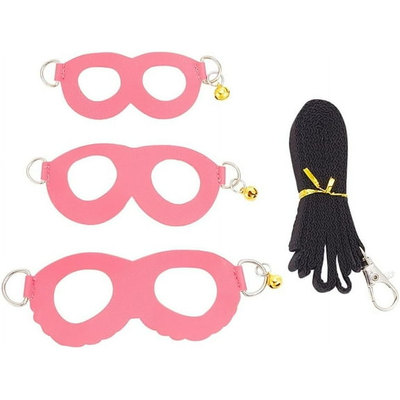 Hamster Harness Belt Traction Rope 3 Sizes Pink Sugar Glider Harness Leash Set Small Animal Training Walking Gear Adjustable Ropes Vest for Squirrels Hamsters Rats Gerbils Reptiles Lizards Pink