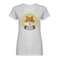 thumbnail image 1 of Hamster Head Icon Shaped T-Shirt Women -Image by Shutterstock, Female XX-Large, 1 of 2