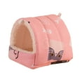 thumbnail image 1 of Hamster Hedgehog Guinea Pig Cave Bed Nest Hideout, Small Animals Cage Supplies Warm Squirrel House, 1 of 8