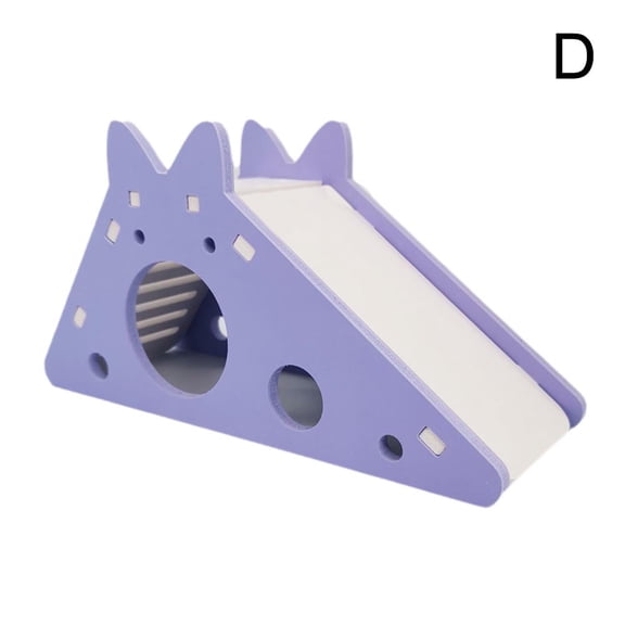 Hamster Hideout House Cages Accessories Slide Ladder Mouse Pet Exercise Toy UK E1E7