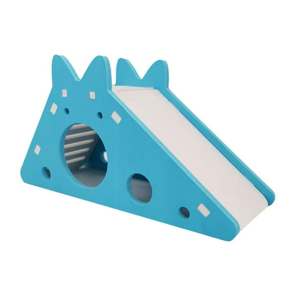 Hamster Hideout House Cages Accessories Slide Ladder Pet Exercise Toy Mouse Q7 B4P4