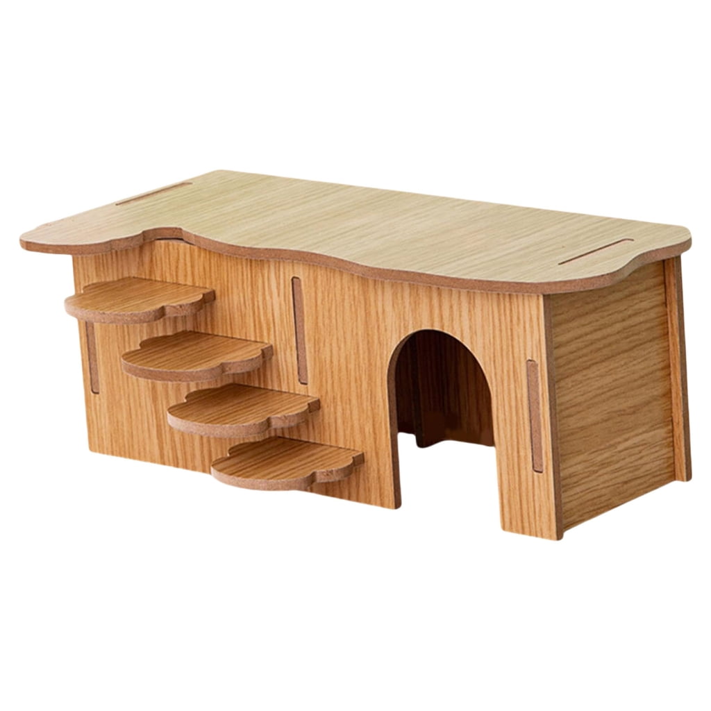 Hamster House Climbing Ladder Natural Cave Small Pet Hideouts for ...