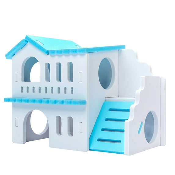 Hamster House Small Natural Wooden Bed Warm House for Gerbils Chinchillas