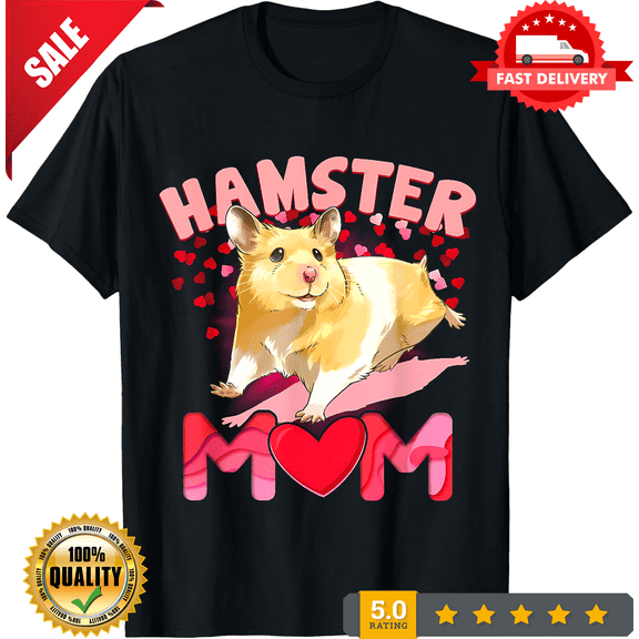 Hamster Mom Unisex T-shirt, NEW INSTOCK-TH71060