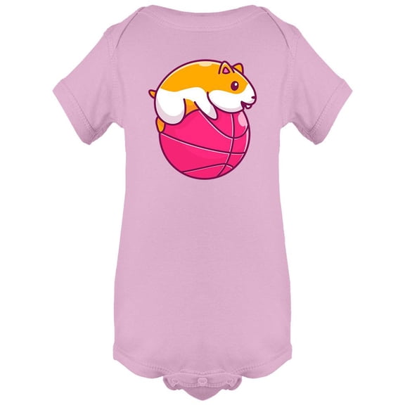 Hamster On A Basketball Bodysuit Infant -Image by Shutterstock,  6 Months