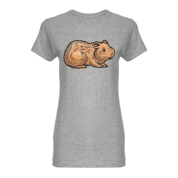 Hamster Pet Cartoon Shaped T-Shirt Women -Image by Shutterstock, Female x-Large