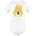 thumbnail image 1 of Hamster Pet Holding A Seed Bodysuit Infant -Image by Shutterstock,  24 Months, 1 of 2