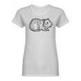 thumbnail image 1 of Hamster Pet Sketch Shaped Tee Women's -Image by Shutterstock, 1 of 2