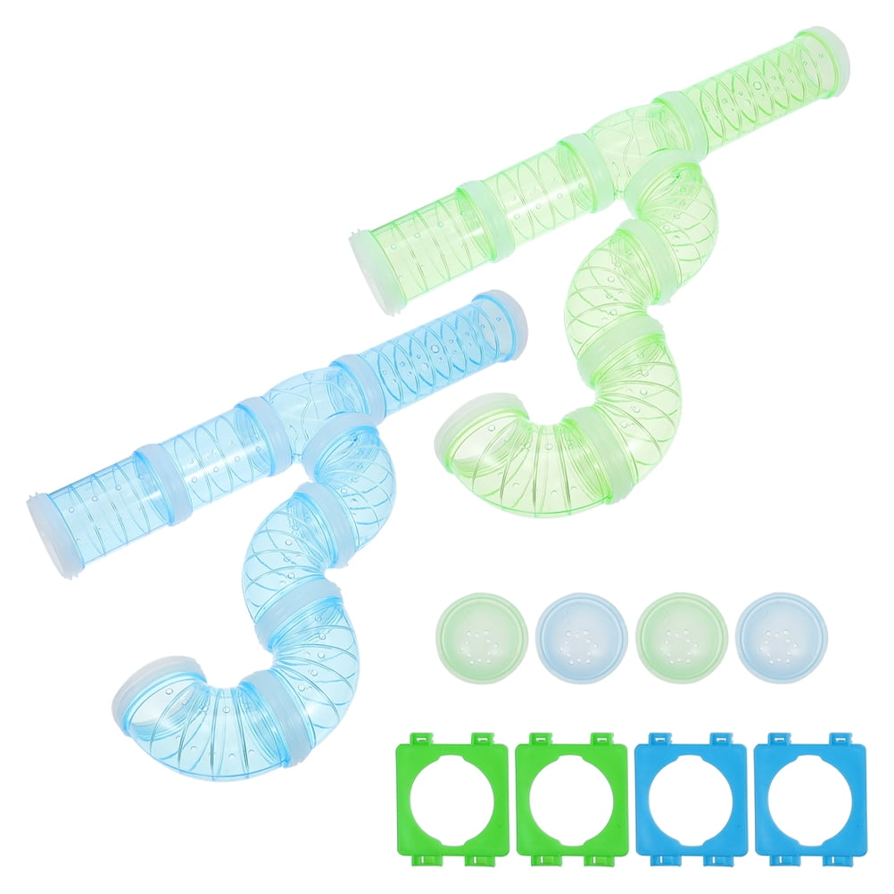 Hamster Pipe Maze Tube Cage Accessories Hamsters Toys Plastic Tunnels