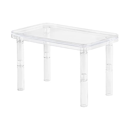 Hamster Platform with Pillars Small Animals Platform for Rat Parrot Squirrel Clear