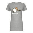 thumbnail image 1 of Hamster Playing With A Seed Shaped T-Shirt Women -Image by Shutterstock, Female Large, 1 of 2