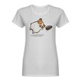 thumbnail image 1 of Hamster Playing With A Seed Shaped T-Shirt Women -Image by Shutterstock, Female XX-Large, 1 of 2