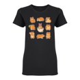 thumbnail image 1 of Hamster Poses Shaped T-Shirt Women -Image by Shutterstock, Female XX-Large, 1 of 2