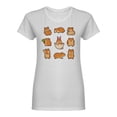 thumbnail image 1 of Hamster Poses Shaped T-Shirt Women -Image by Shutterstock, Female XX-Large, 1 of 2