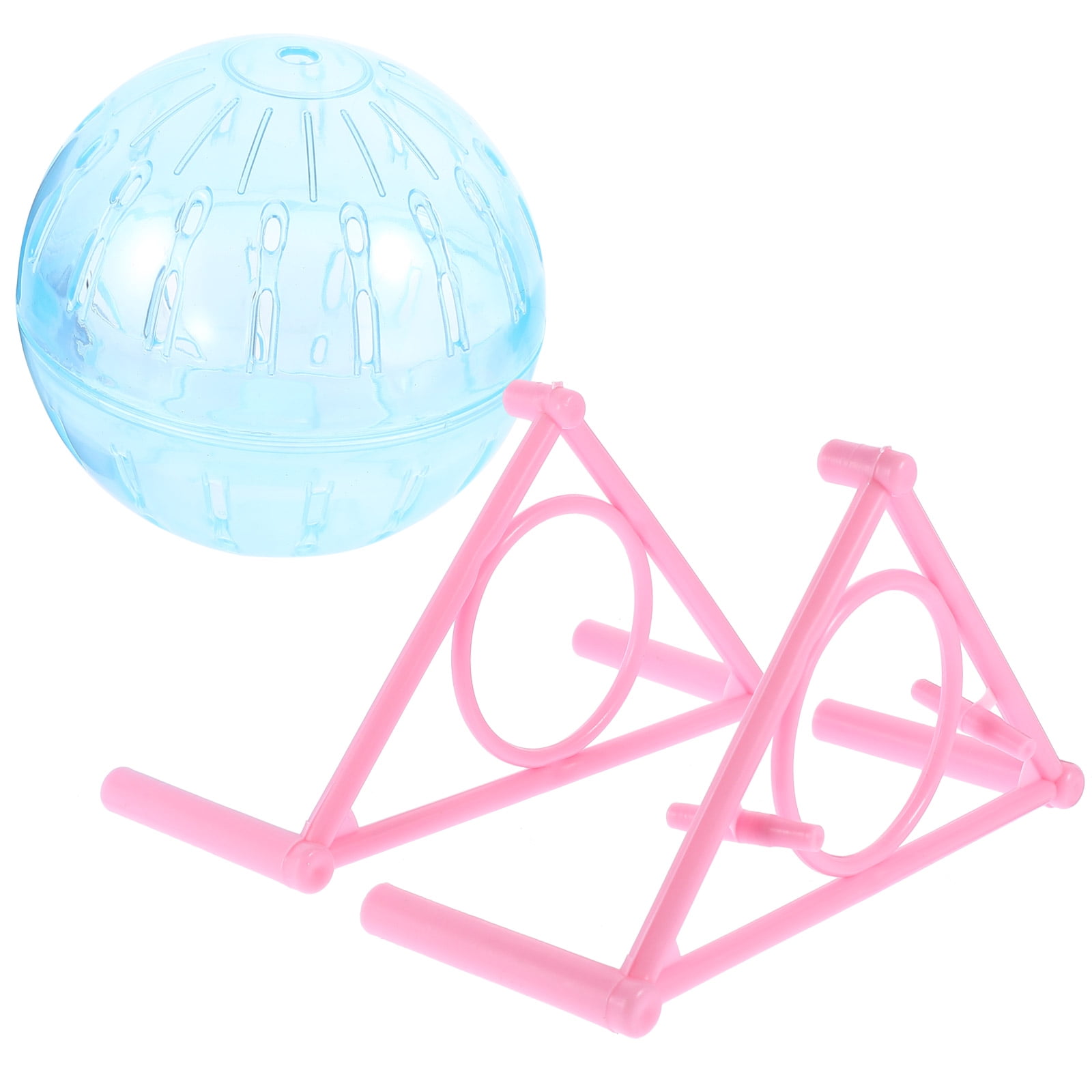 Hamster Running Ball on Stand Chinchilla Balls Toy Dwarf Exercise for